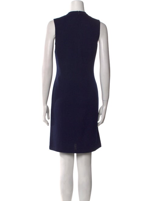 St. John Crew Neck Mini Dress