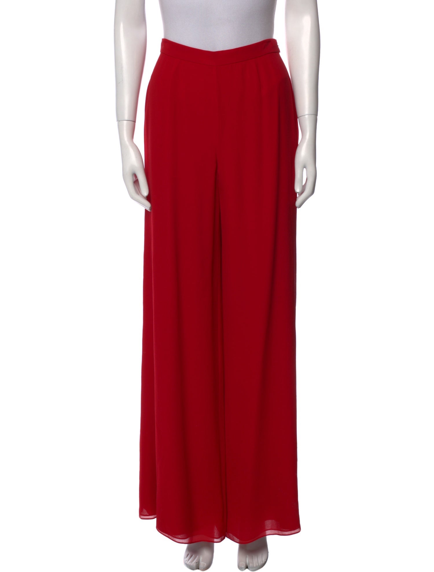 St. John Silk Wide Leg Pants