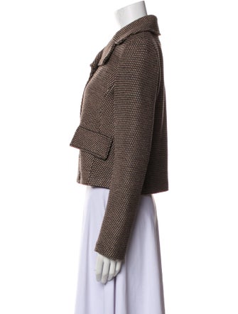 St. John Wool Printed Jacket