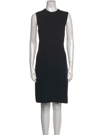 St. John Crew Neck Long Dress