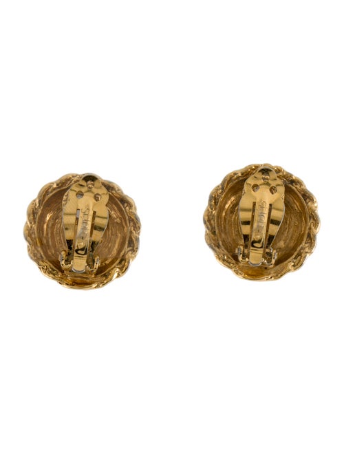 St. John Faux Pearl Clip-On Earrings