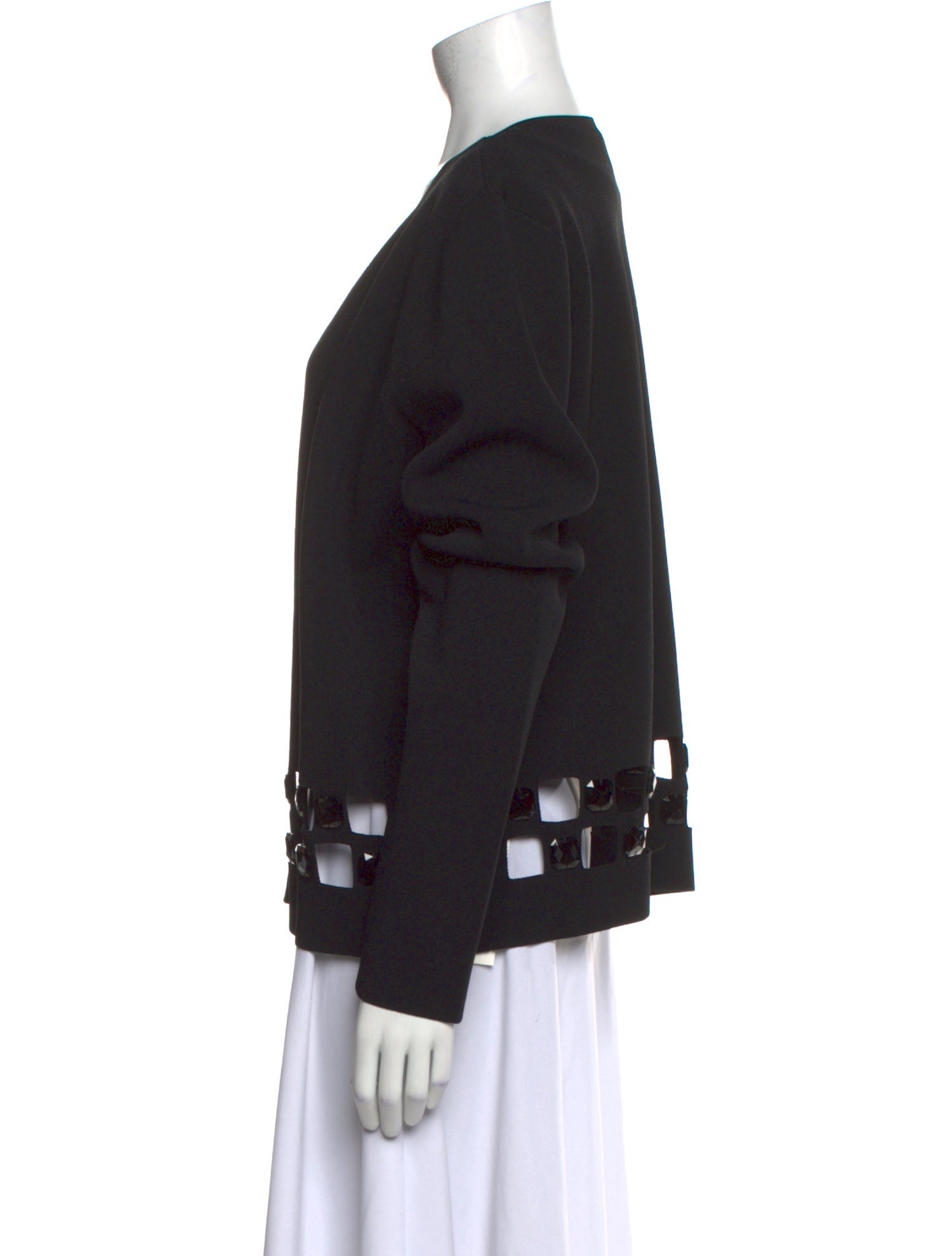 St. John Wool Scoop Neck Sweater