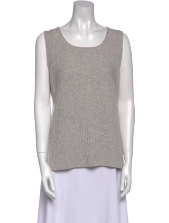 St. John Cashmere Scoop Neck Sweater