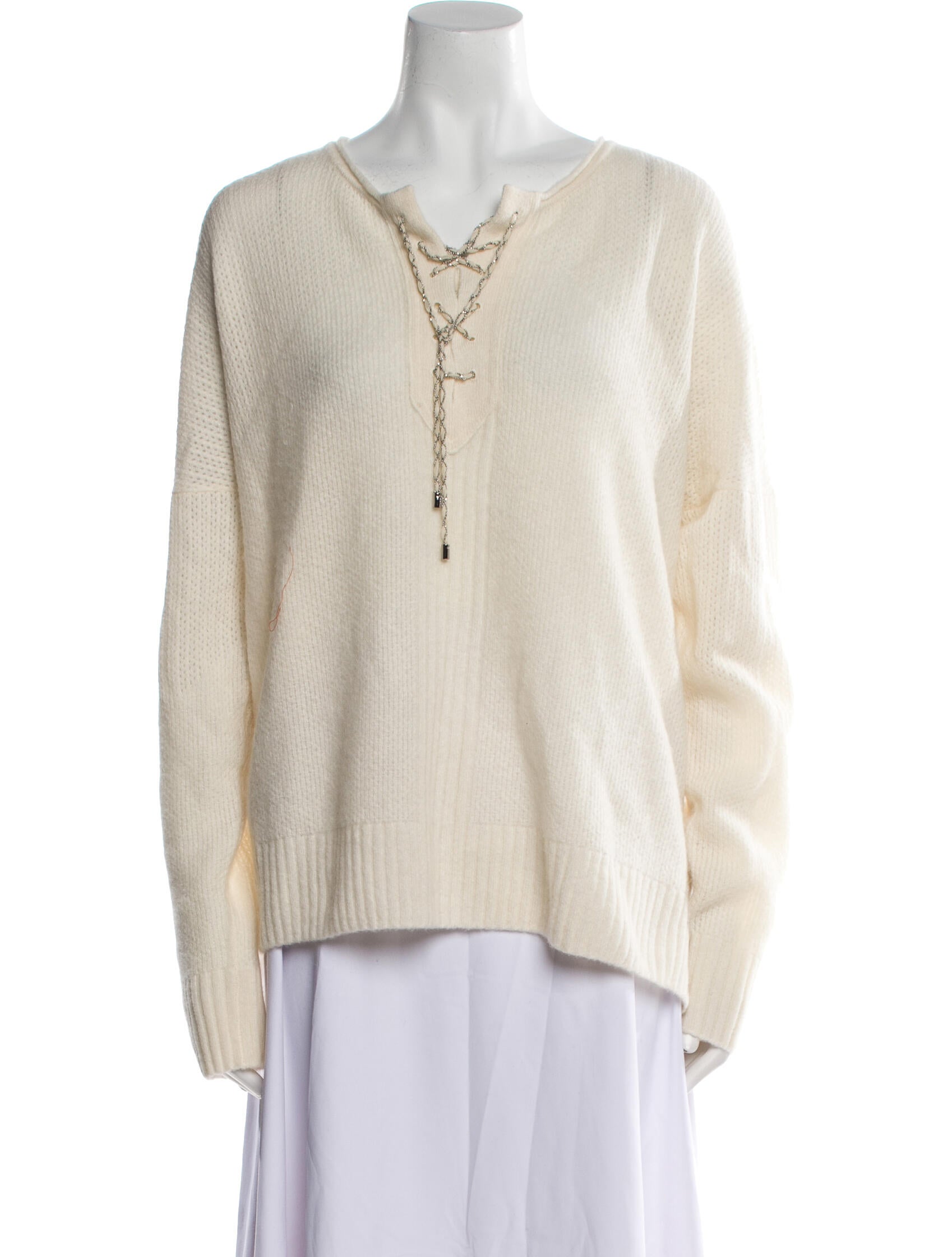 St. John Cashmere V-Neck Sweater w/ Tags