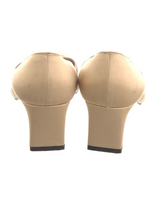 St. John Satin Sequin Embellishments Pumps