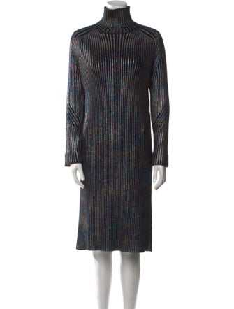 St. John Wool Knee-Length Dress
