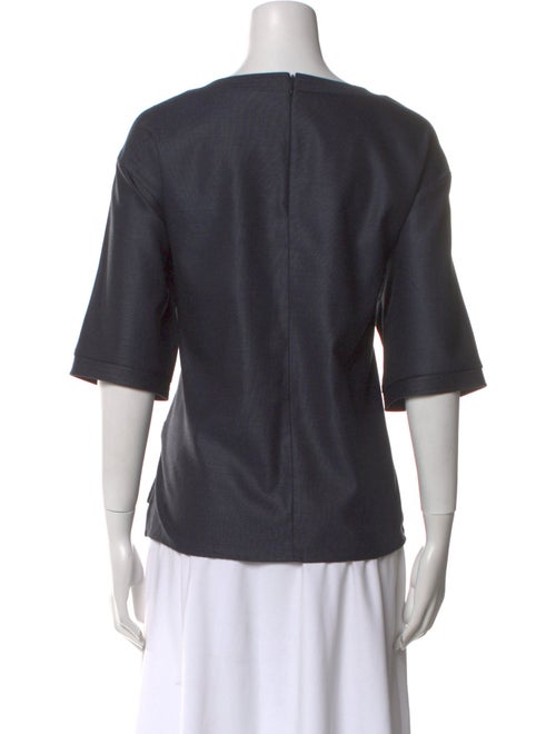 St. John Wool Bateau Neckline T-Shirt