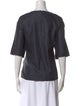 St. John Wool Bateau Neckline T-Shirt