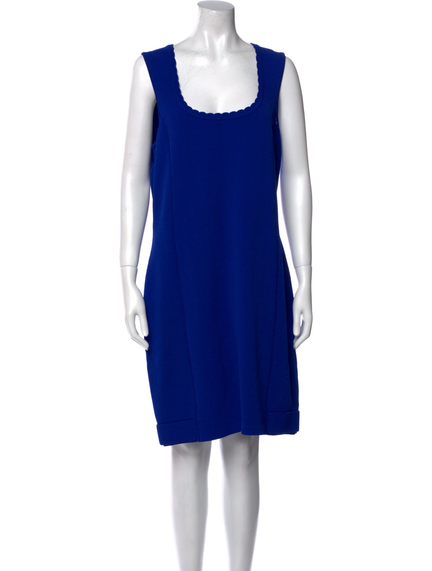 St. John Scoop Neck Knee-Length Dress w/ Tags