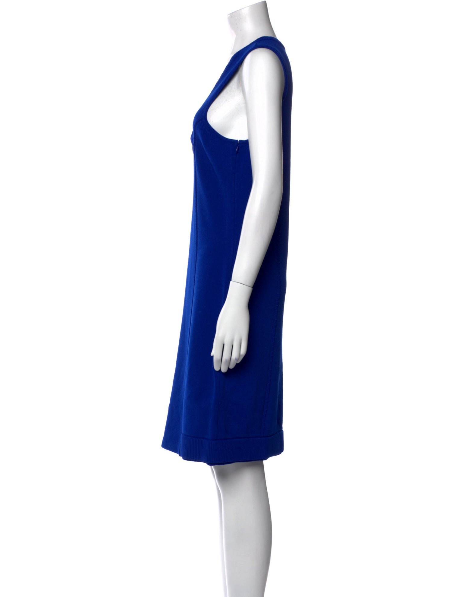 St. John Scoop Neck Knee-Length Dress w/ Tags