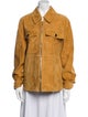 St. John Leather Utility Jacket
