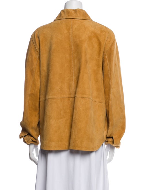 St. John Leather Utility Jacket