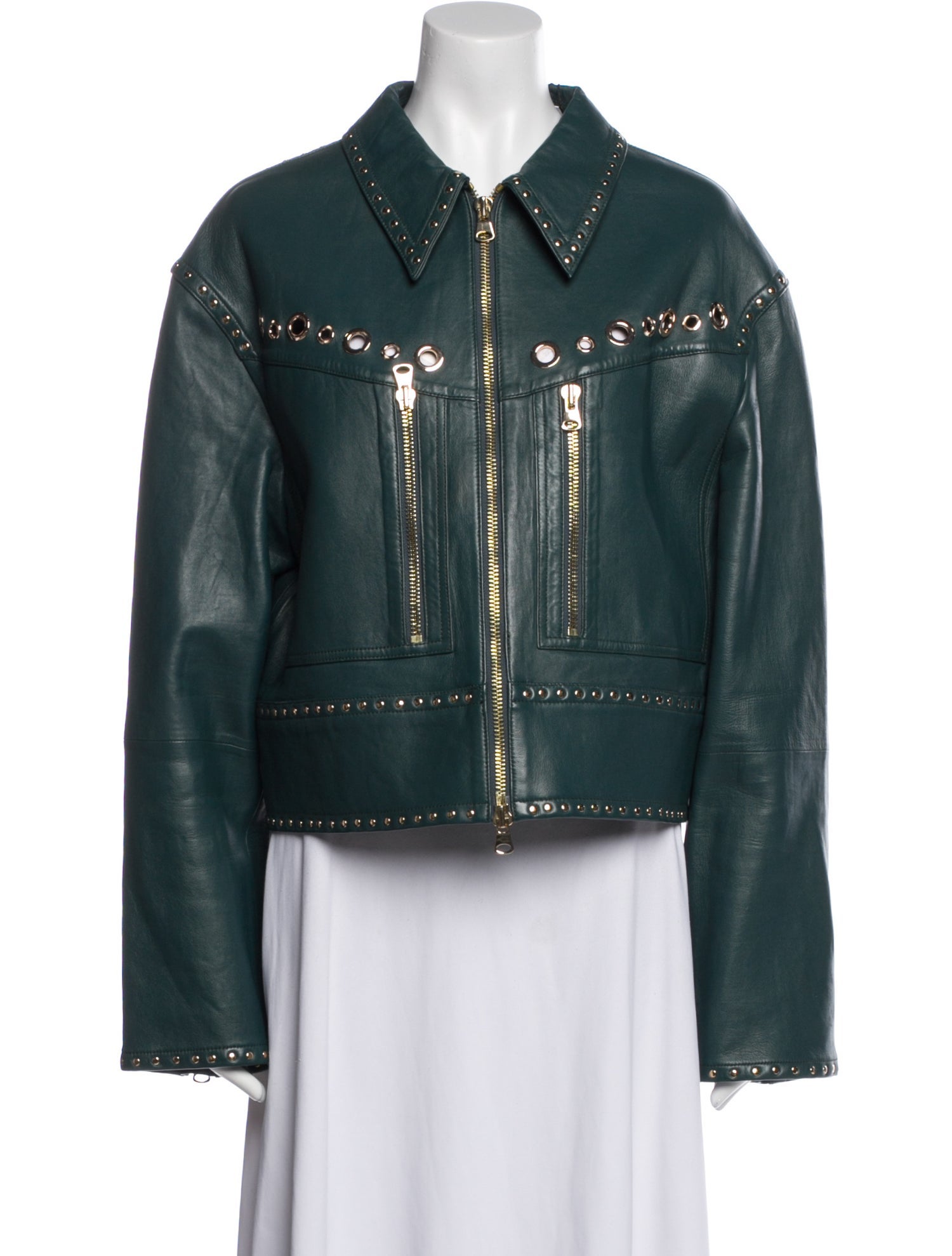 St. John Leather Biker Jacket