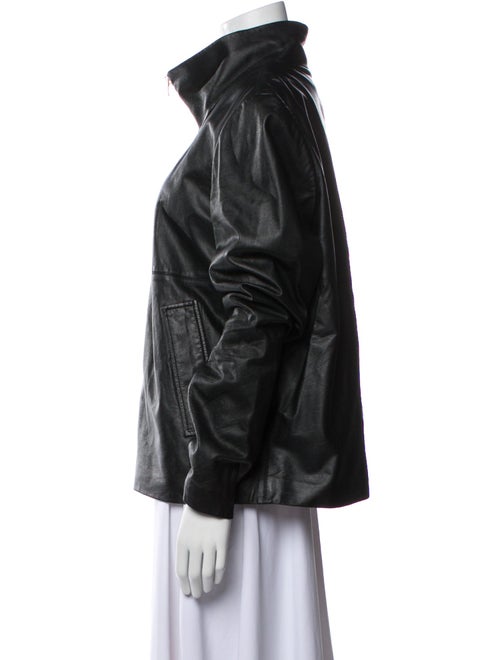 St. John Leather Utility Jacket