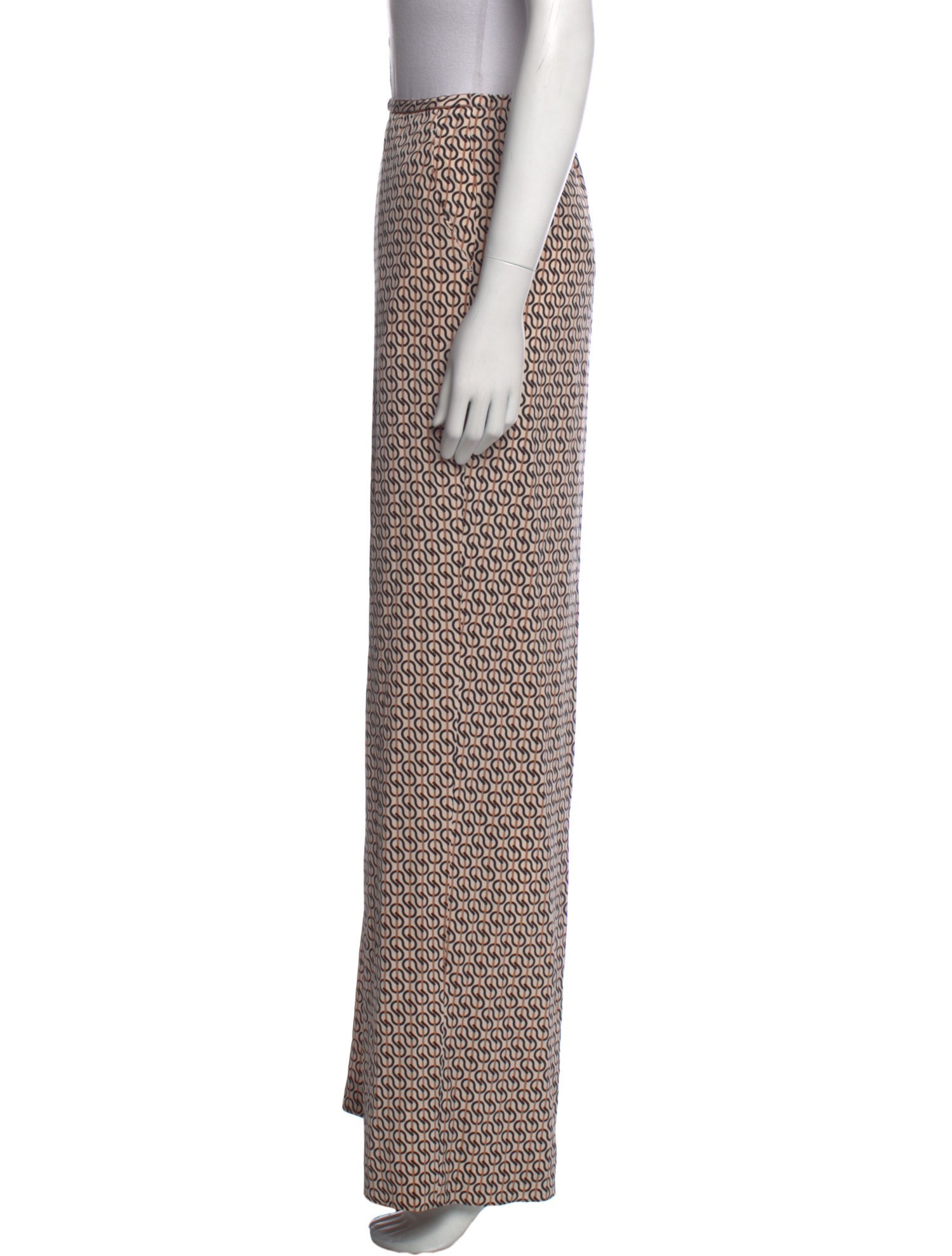 St. John Silk Wide Leg Pants