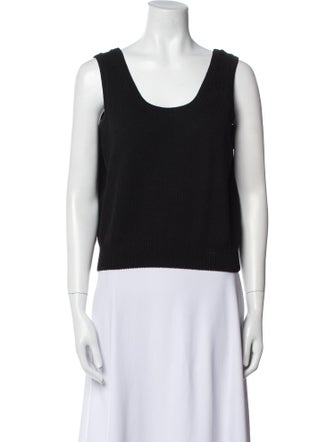 St. John Scoop Neck Sweater