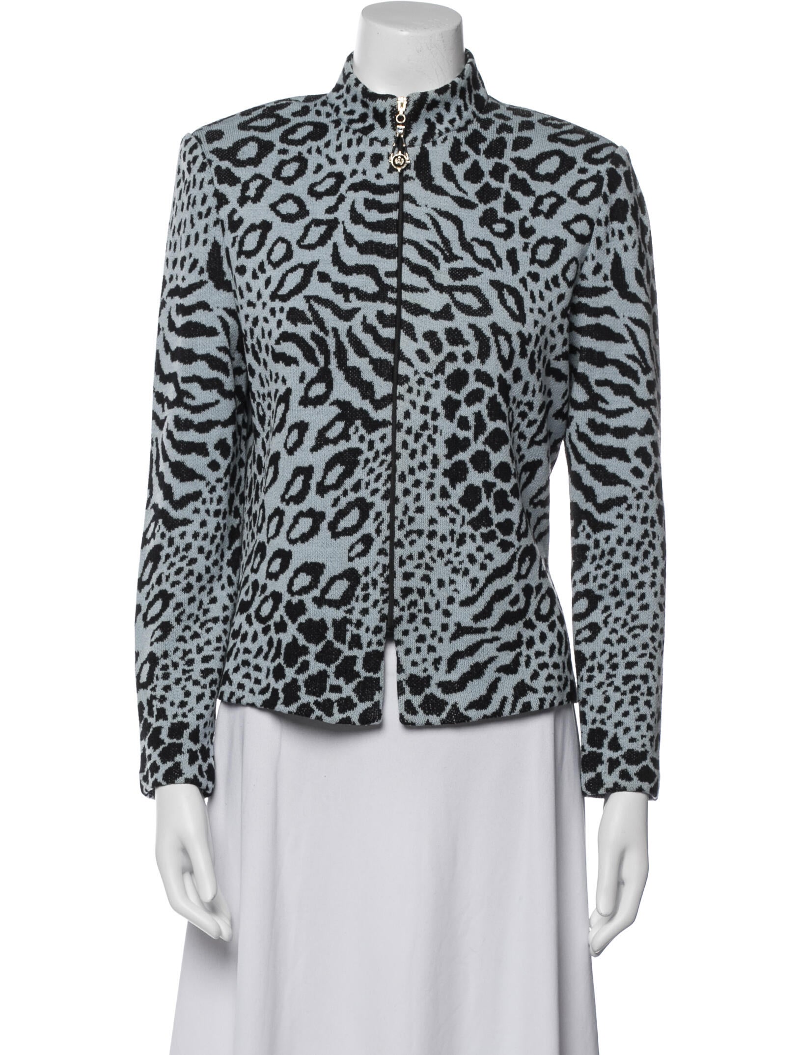 St. John Animal Print Evening Jacket