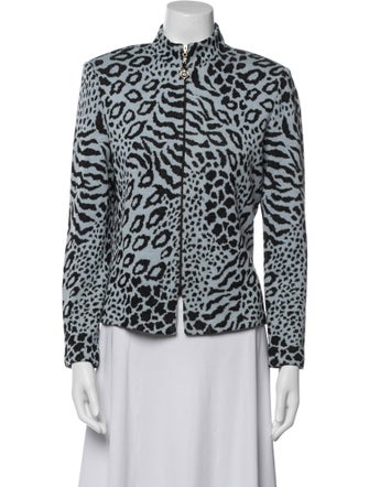 St. John Animal Print Evening Jacket