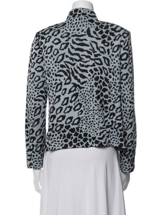 St. John Animal Print Evening Jacket