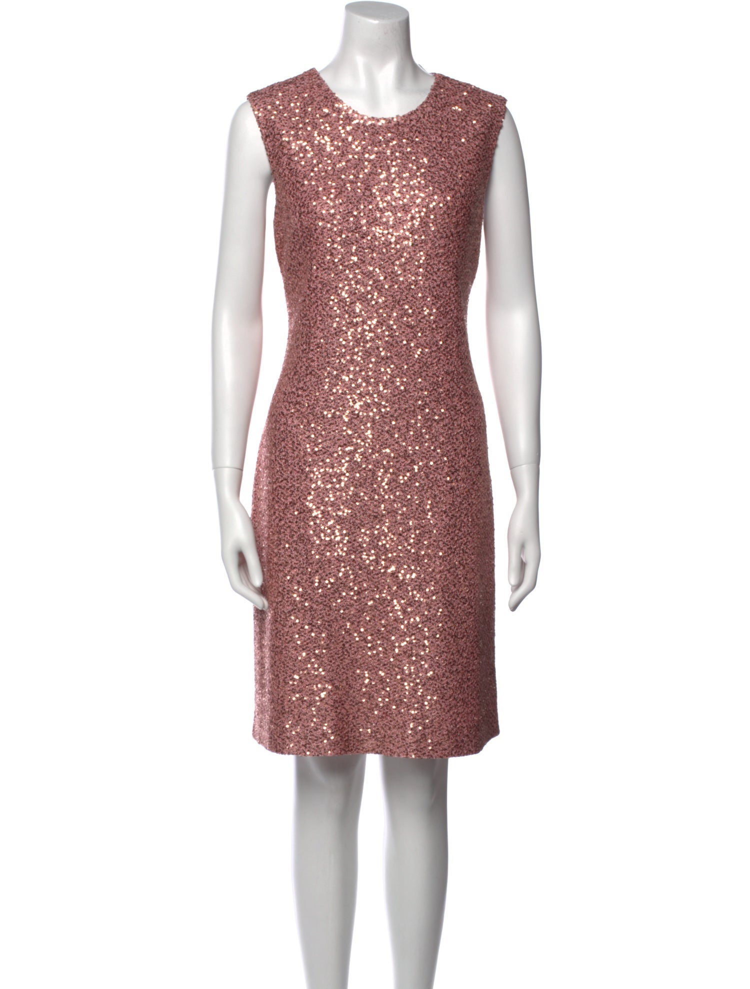 St. John Scoop Neck Mini Dress w/ Tags