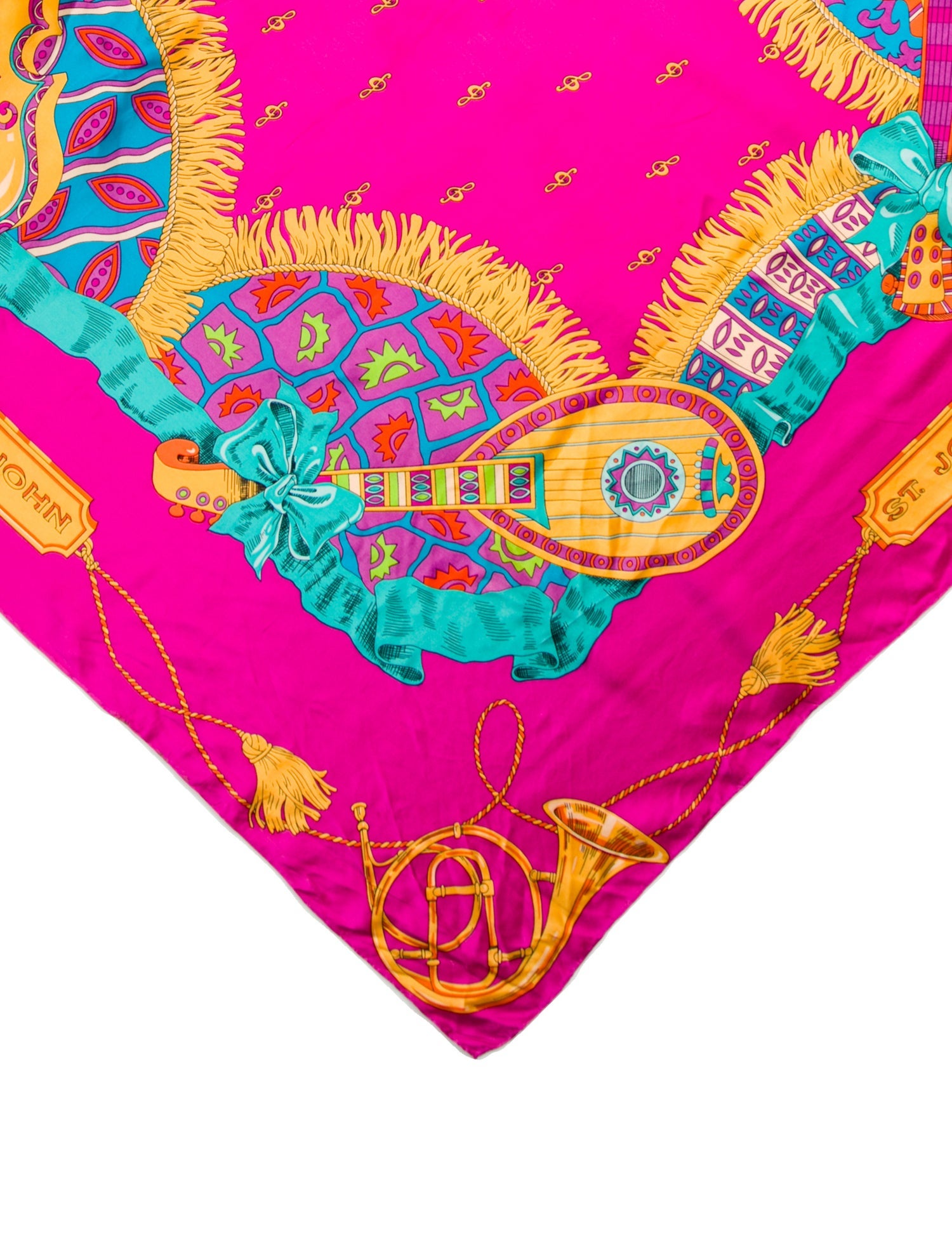 St. John Silk Printed Scarf