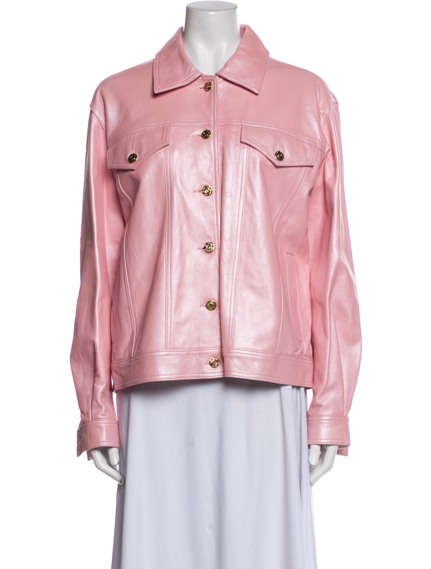 St. John Sport Lamb Leather Jacket