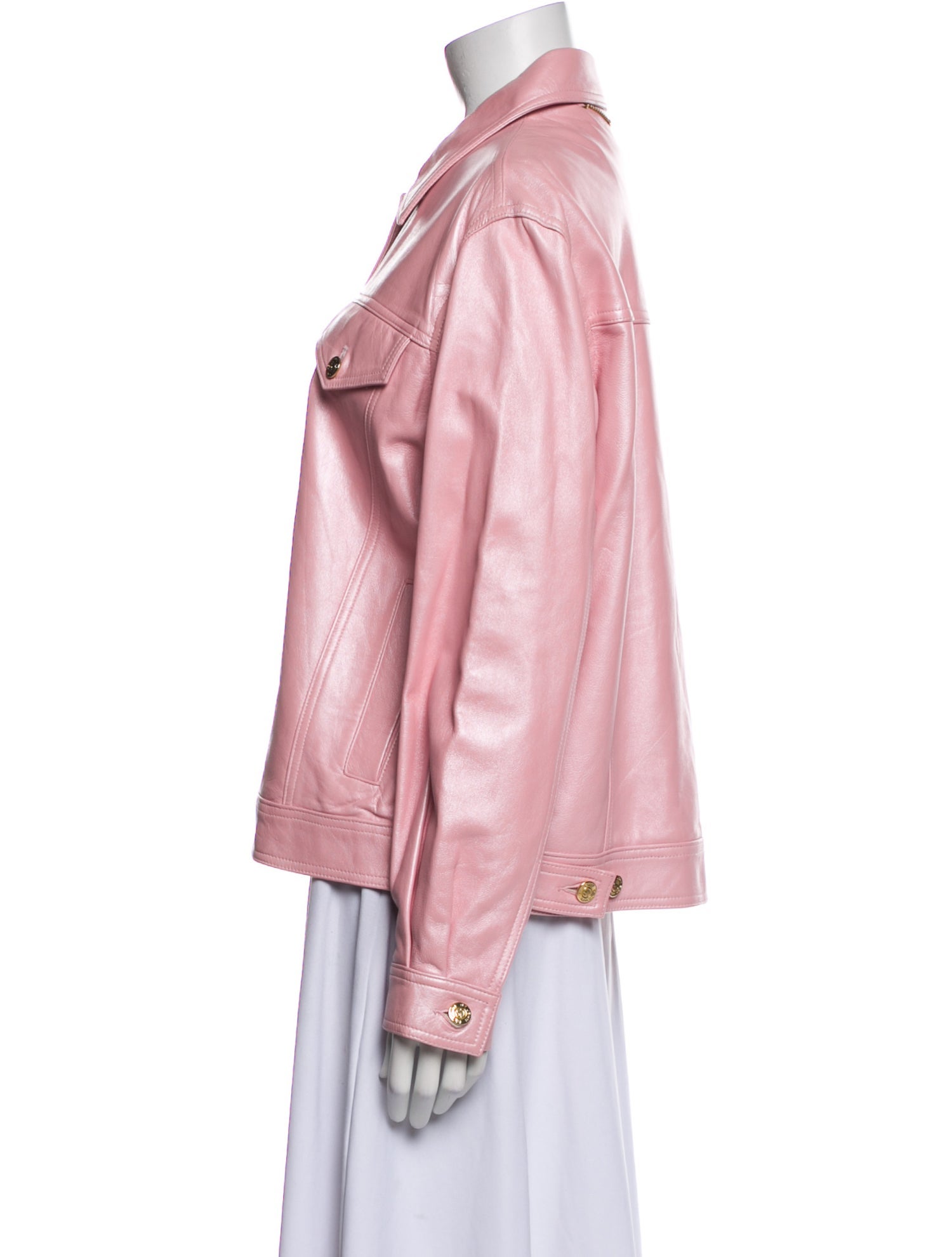 St. John Sport Lamb Leather Jacket