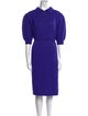 St. John Wool Midi Length Dress
