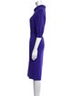 St. John Wool Midi Length Dress