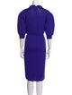 St. John Wool Midi Length Dress