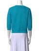 St. John Scoop Neck Sweater