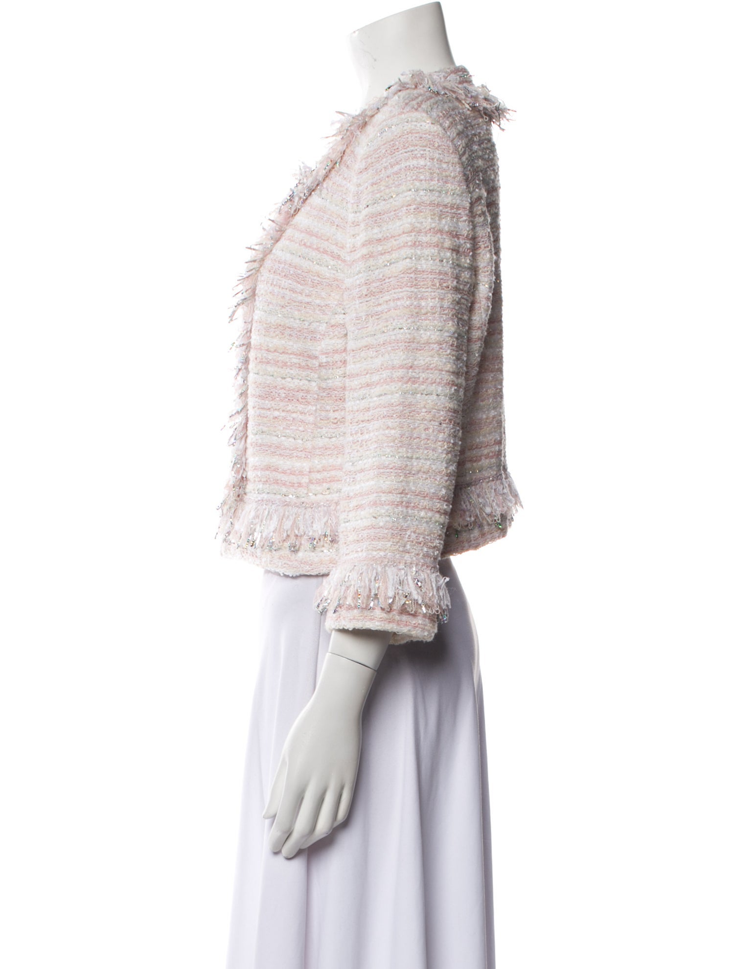 St. John Tweed Pattern Evening Jacket