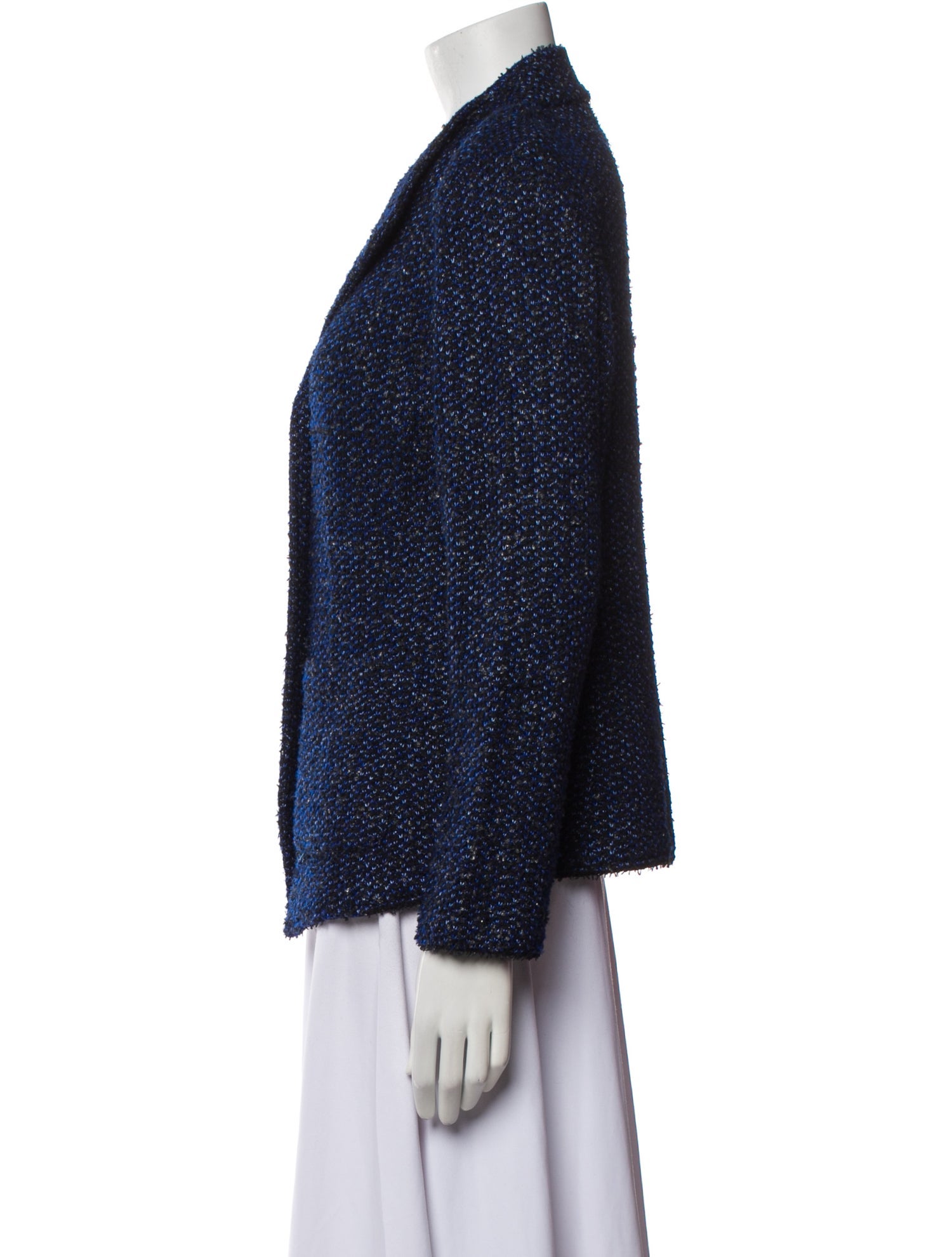 St. John Tweed Pattern Blazer