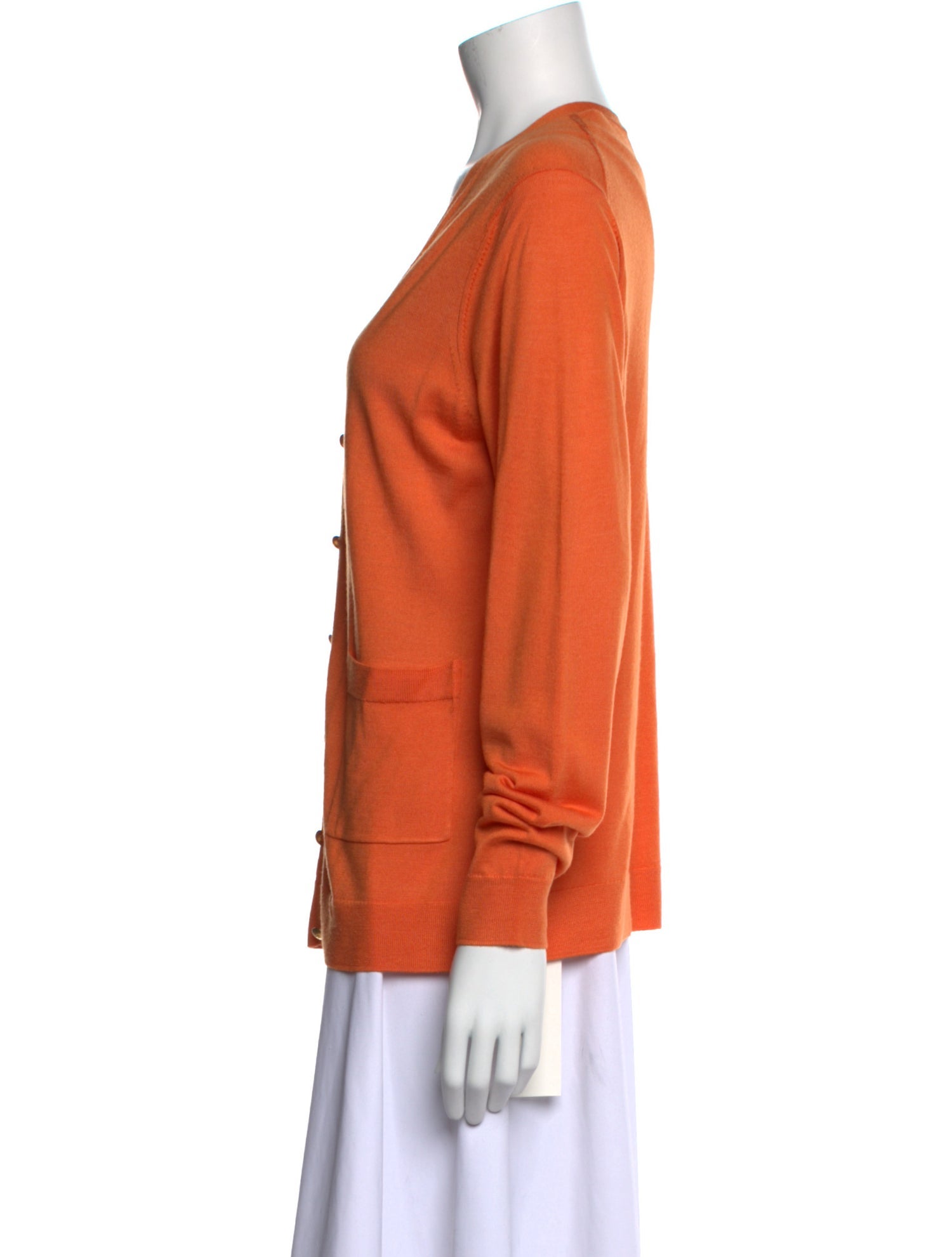 St. John Wool V-Neck Sweater