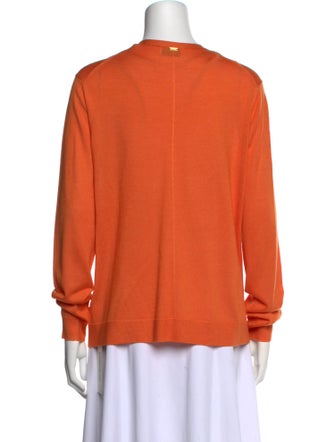 St. John Wool V-Neck Sweater