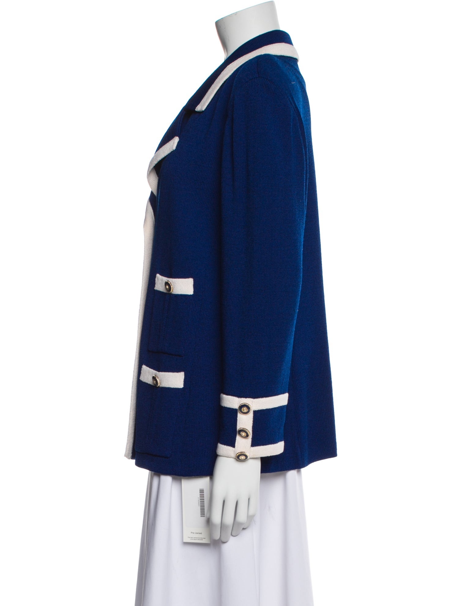 St. John Wool Patterned Blazer