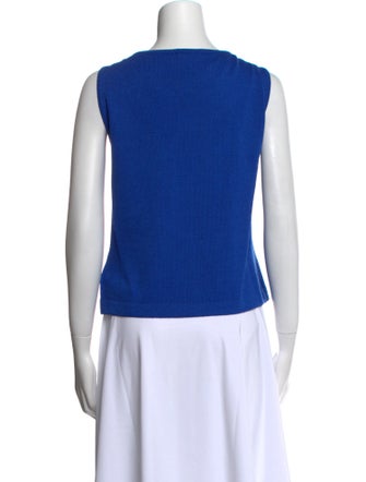 St. John Wool Scoop Neck Top