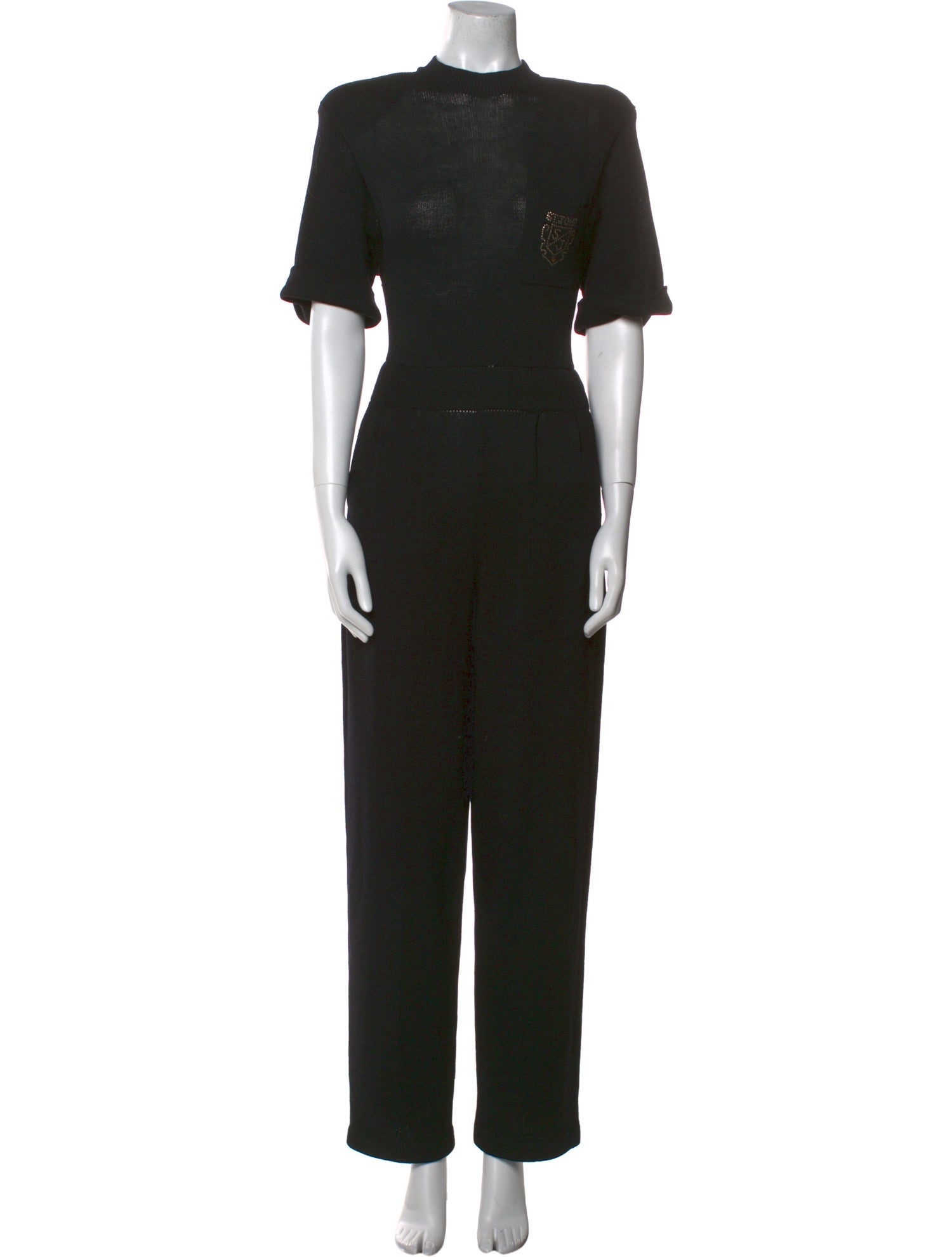 St. John Vintage Crew Neck Jumpsuit