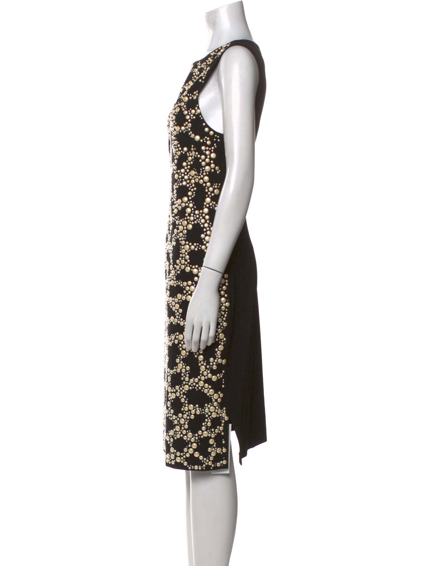 St. John Printed Knee-Length Dress