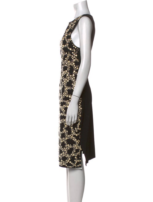 St. John Printed Knee-Length Dress