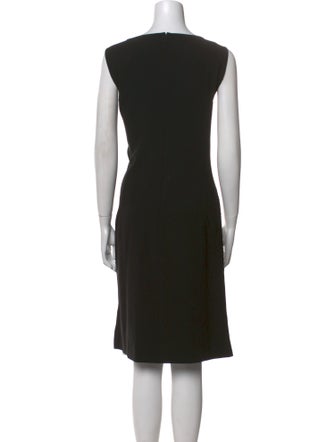 St. John Printed Knee-Length Dress