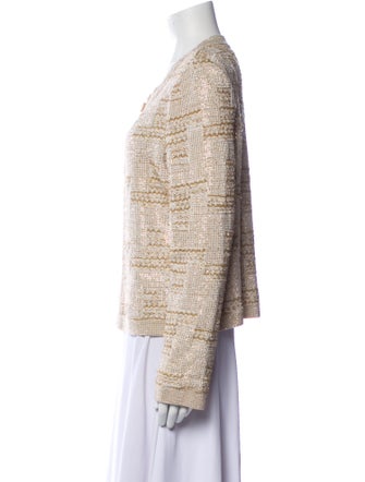 St. John Tweed Pattern Jacket