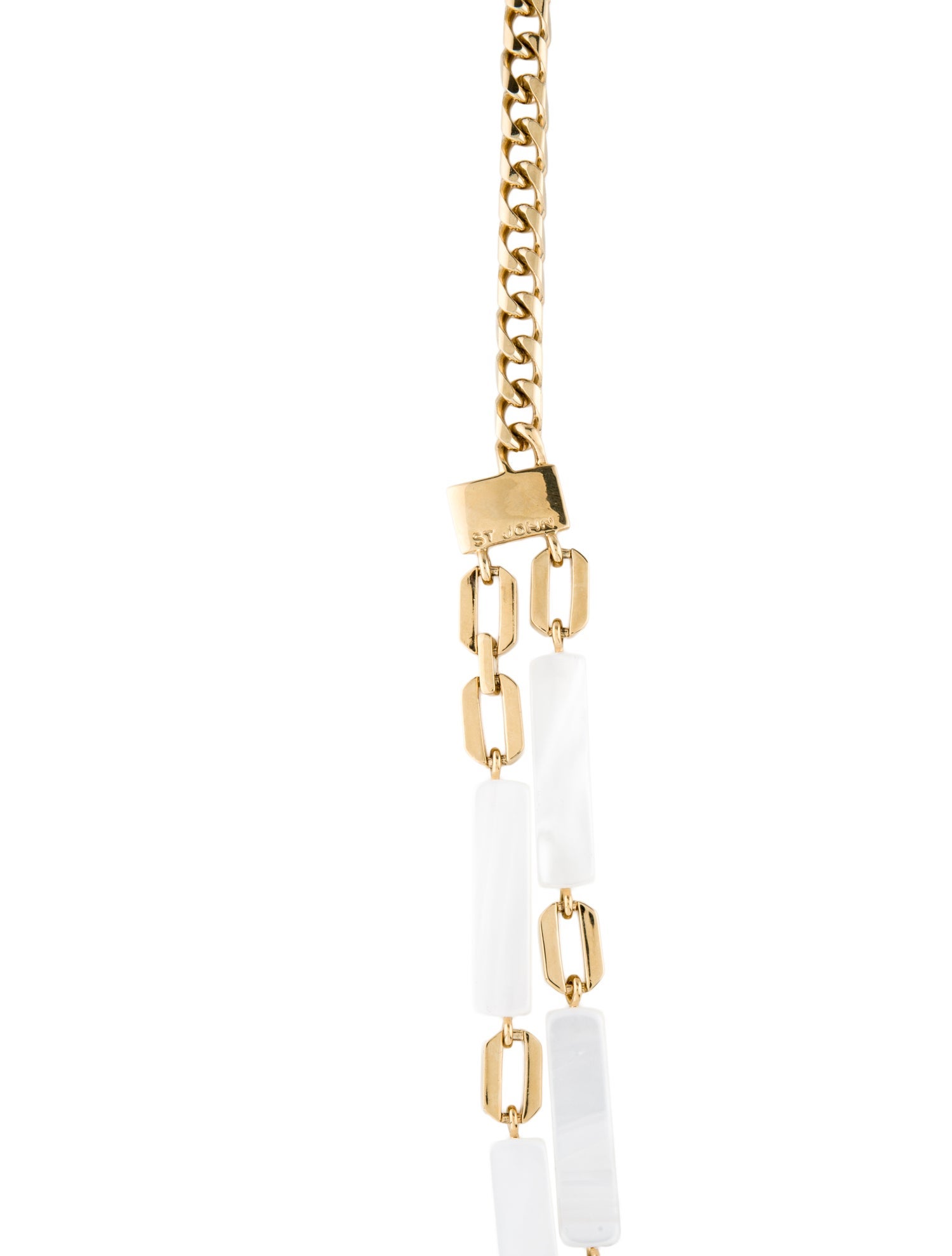 St. John Resin Chain Necklace