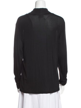 St. John Mock Neck Long Sleeve Sweatshirt