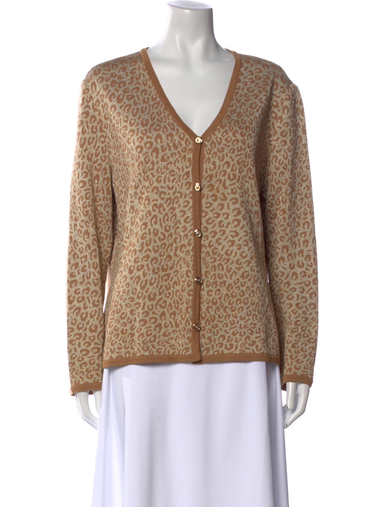 St. John Wool V-Neck Sweater