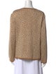 St. John Wool V-Neck Sweater