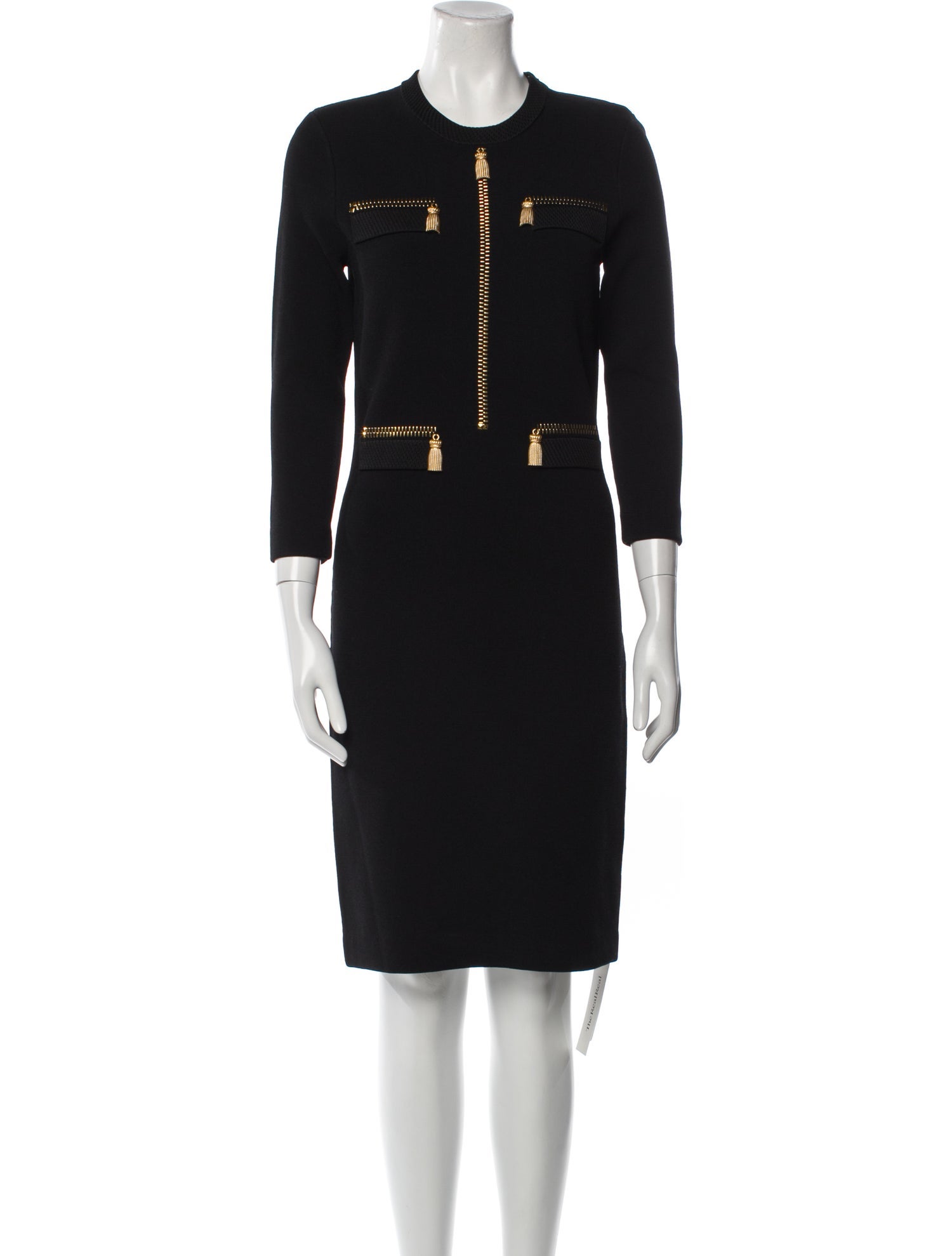 St. John Crew Neck Knee-Length Dress w/ Tags