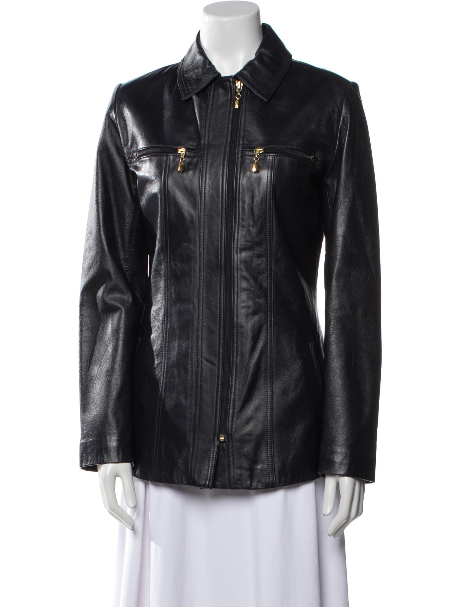 St. John Leather Biker Jacket