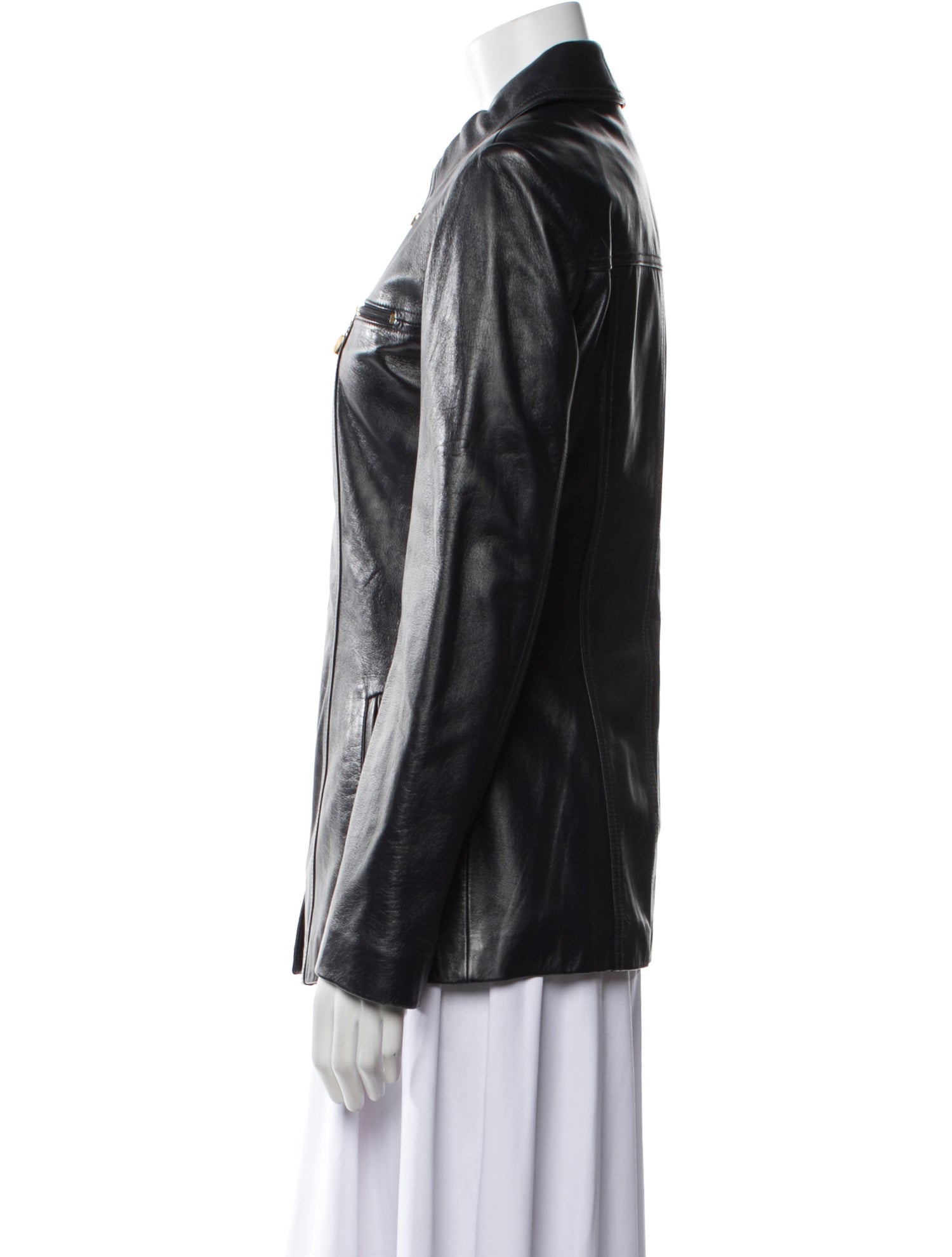 St. John Leather Biker Jacket