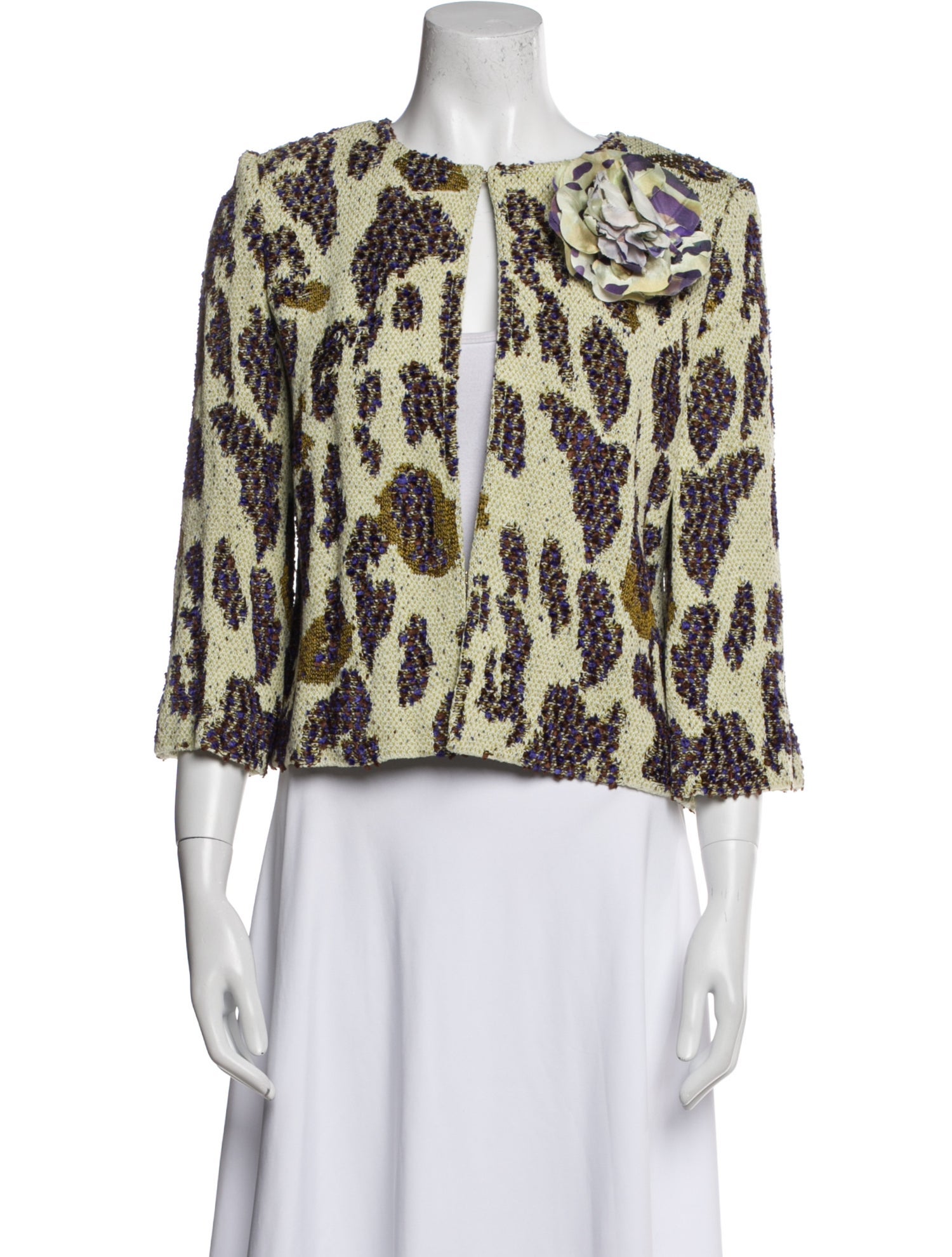 St. John Animal Print Evening Jacket w/ Tags